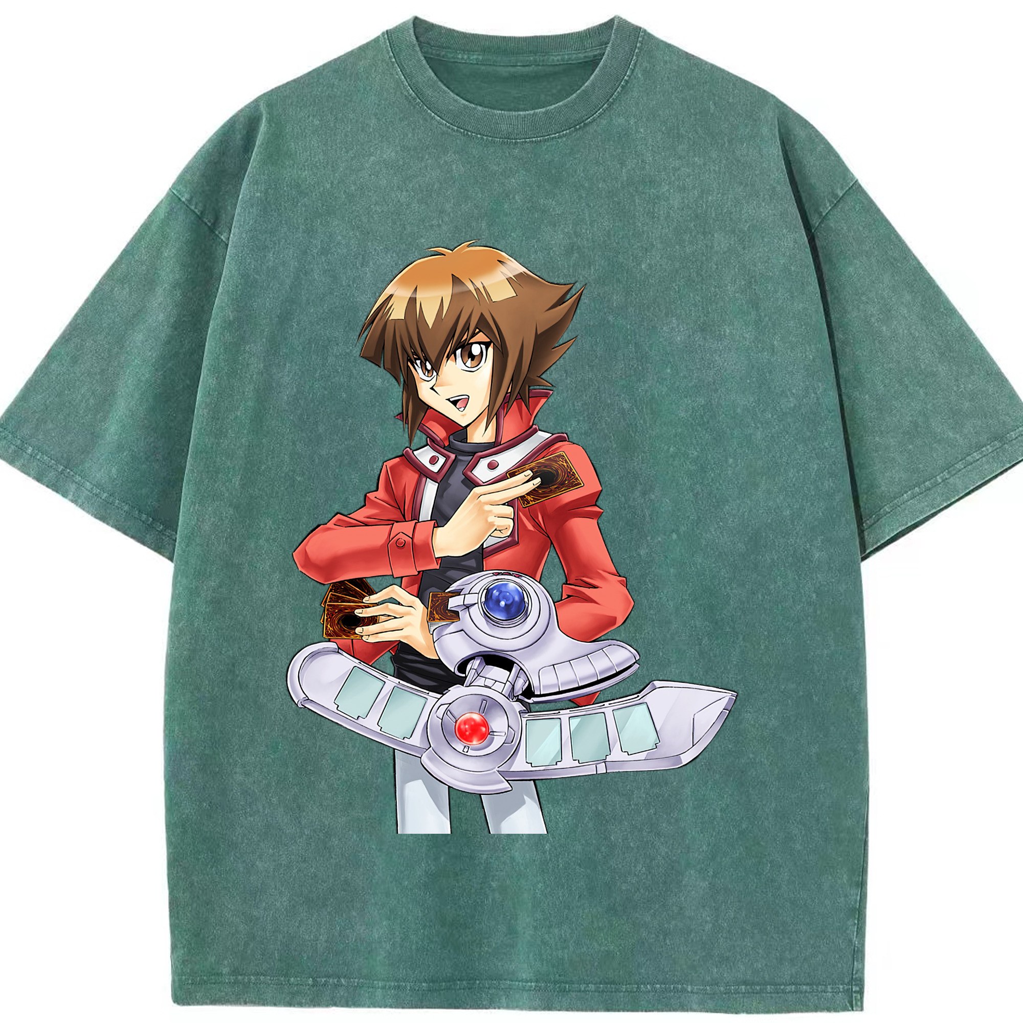 （画像用） 遊☆戯☆王 Yu-Gi-Oh! 綿100% ヴィンテージ風 半袖Tシャツ（フロントプリント）